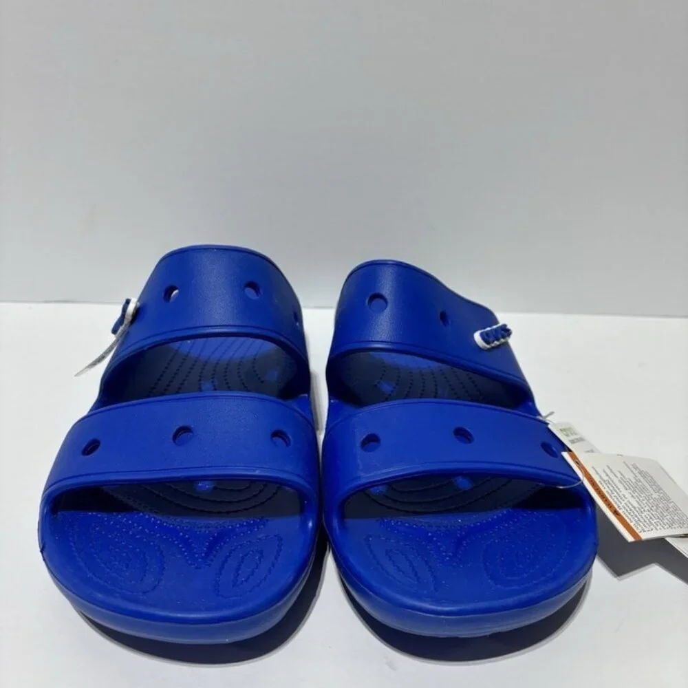 Crocs Men’s Classic Blue Flip Flop Sandals, Size 13 M